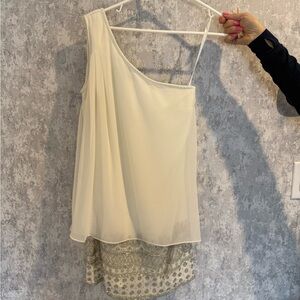 White One-Shoulder Dress